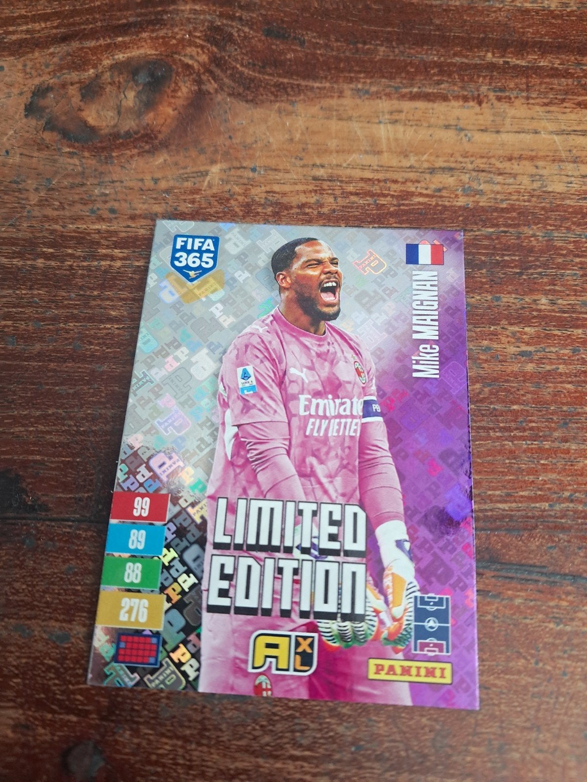 ADRENALYN XL Panini Limited Edition Mike Maignan. 2027., Ophalen of Verzenden, Nieuw, Plaatje