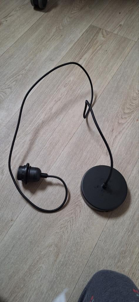 Zwarte pendel lampfitting, OAZOA nieuw, Ophalen of Verzenden, Nieuw, Modern, Industrieel