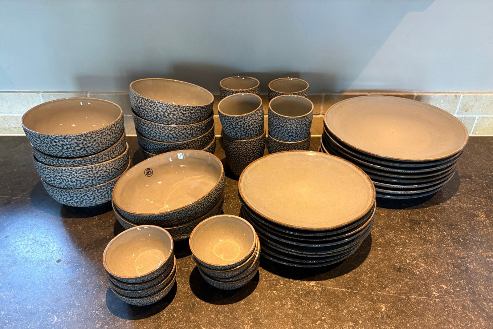 42-delig Herman den Blijker servies - 8 persoons - Nieuw, Huis en Inrichting, Keuken | Servies, Ophalen, Overige merken, Nieuw
