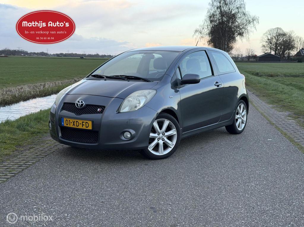 Toyota Yaris 1.8 VVTi TS Leder airco! nette auto!, Auto's, Toyota, Bedrijf, Te koop, Yaris, ABS, Airbags, Airconditioning, Alarm