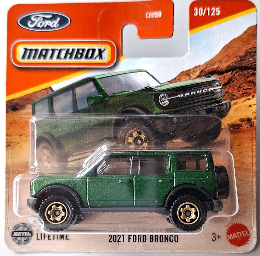 Matchbox 2021 Ford Bronco, Ophalen, Nieuw, Auto