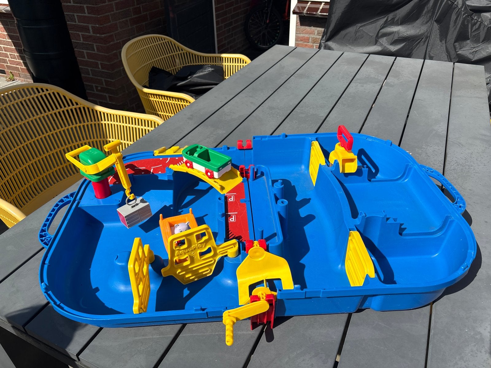 Aquaplay lockbox waterbaan speelset, Ophalen of Verzenden, Gebruikt, Overige typen