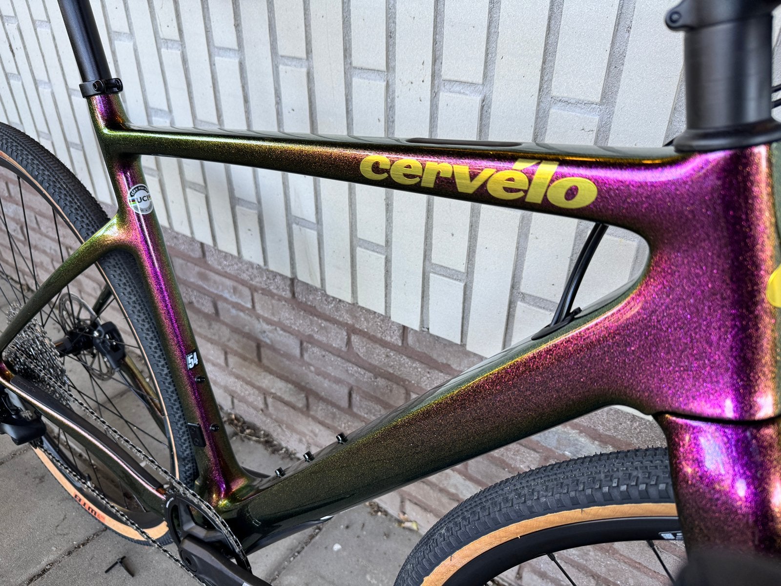 CERVÉLO ÁSPERO – PURPLE SUNSET – CARBON – 54 – SRAM APEX, Overige merken, Carbon, Ophalen of Verzenden, Zo goed als nieuw