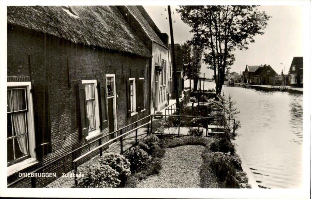 Driebruggen - Zuidkade - Straatzicht, Ophalen of Verzenden, 1960 tot 1980, Ongelopen, Utrecht