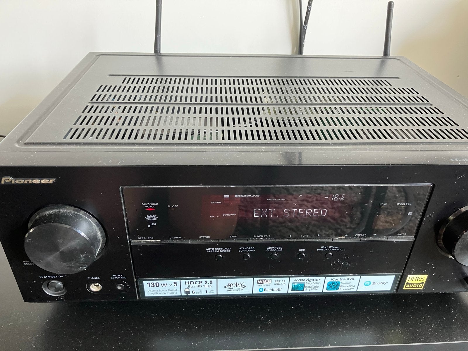 Pioneer AV Receiver VSX-830 met Skytone speakers, Ophalen, Gebruikt, Draagbaar, Pioneer