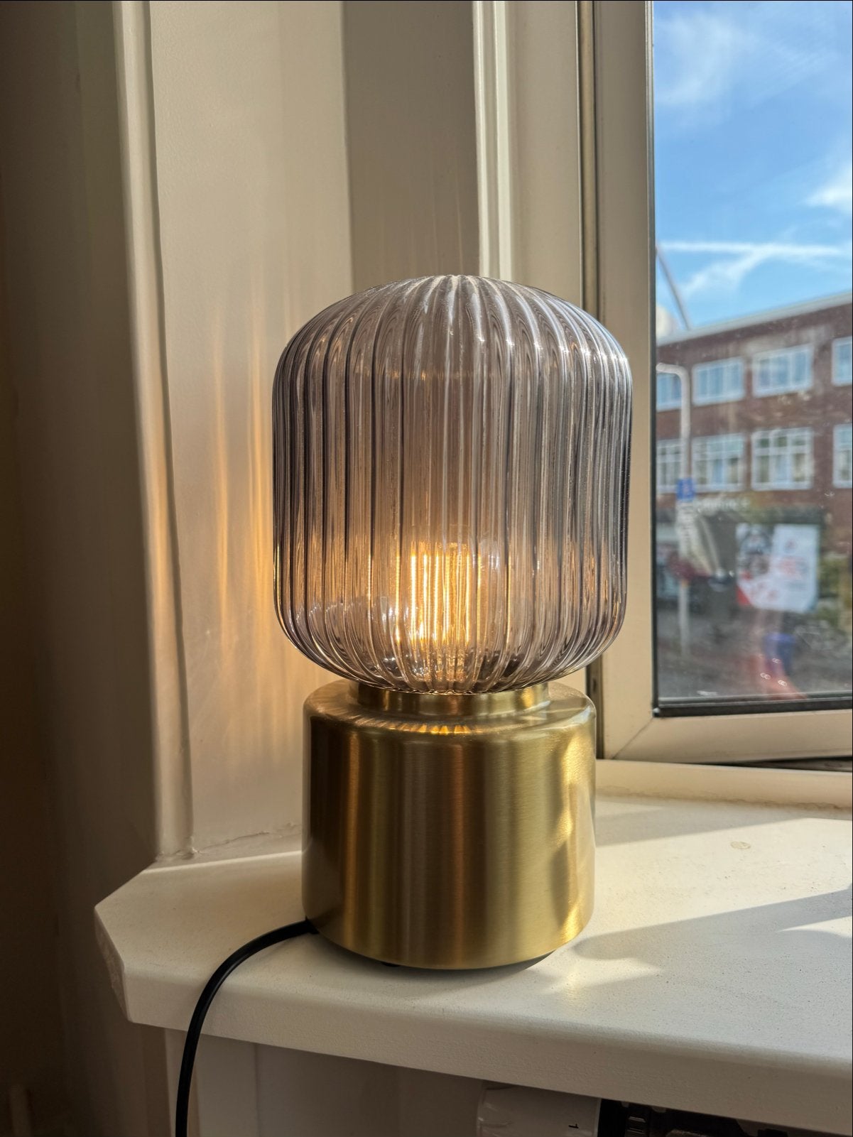 Ikea Solklint lamp, Ophalen, Goud, E14 (klein), IKEA