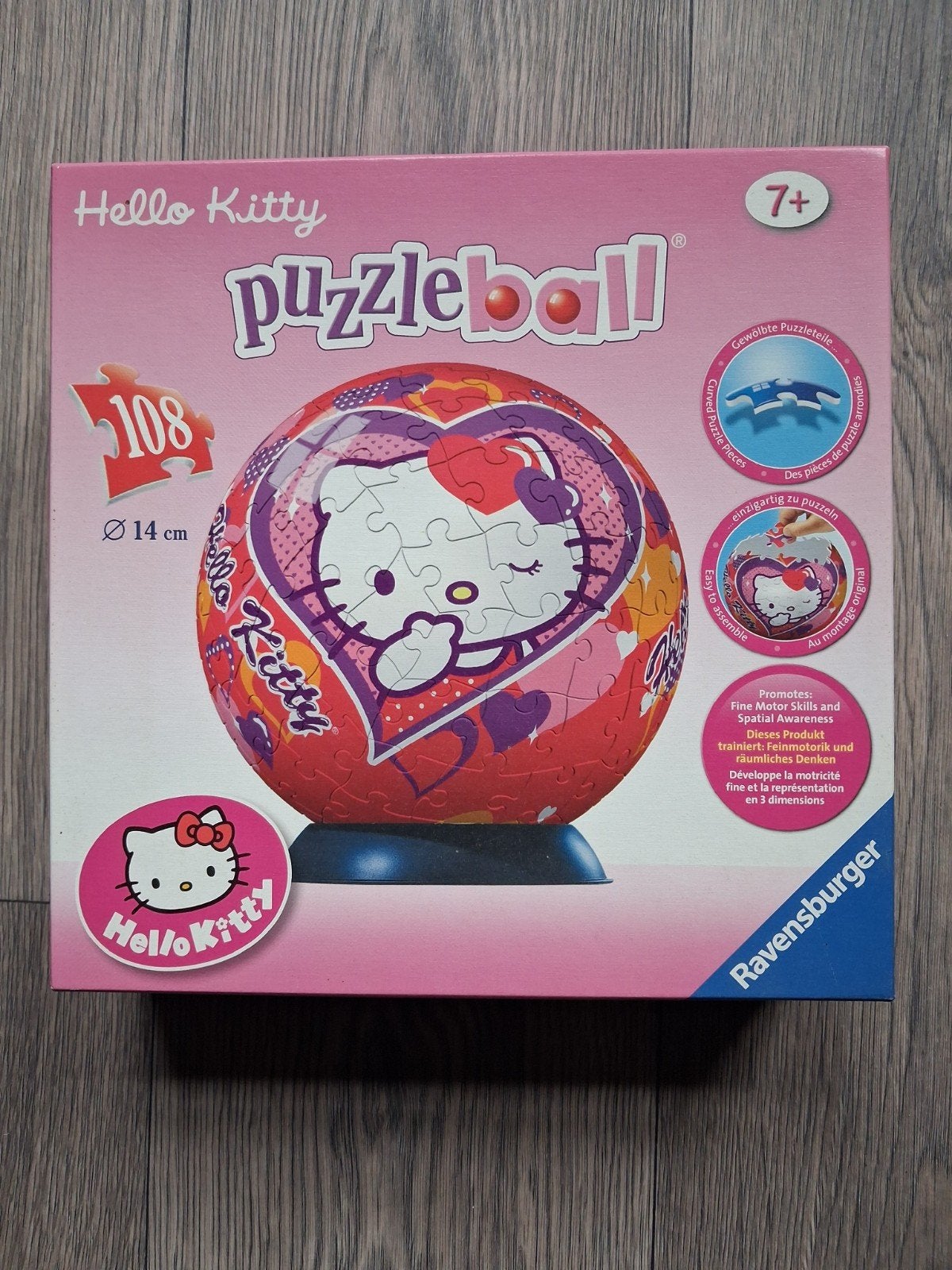 Hello Kitty puzzelbal, Ophalen, 10 tot 50 stukjes, Zo goed als nieuw