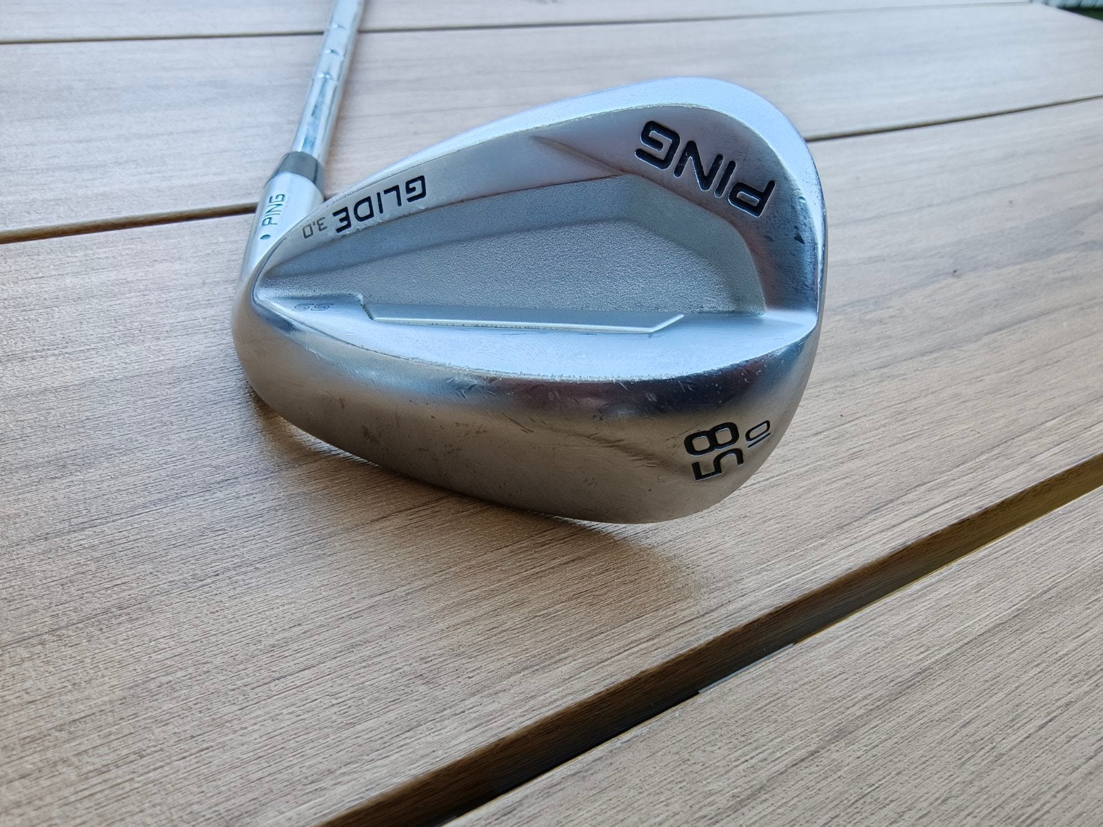 ping glide 3.0  lob wedge 58 /  Nippon shaft / align grip, Ophalen of Verzenden, Zo goed als nieuw, Club, Ping