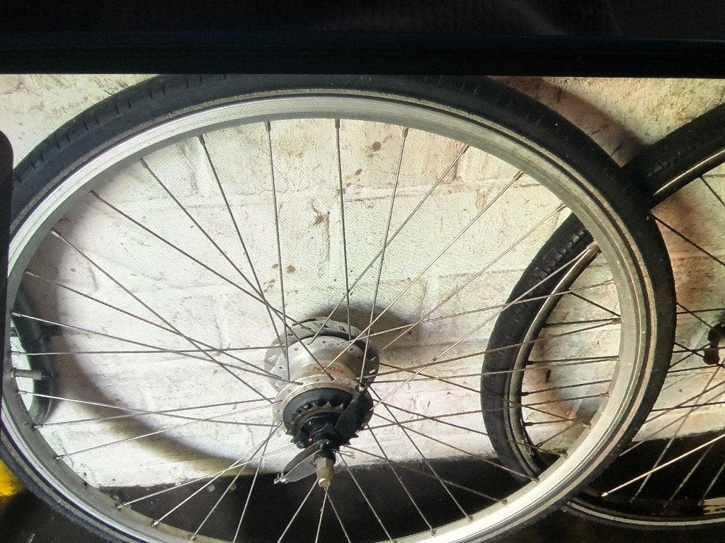 Achterwiel 28 inch 7 versnelling, Fietsen en Brommers, Fietsonderdelen, Gebruikt, Aluminium, Stadsfiets, Ophalen