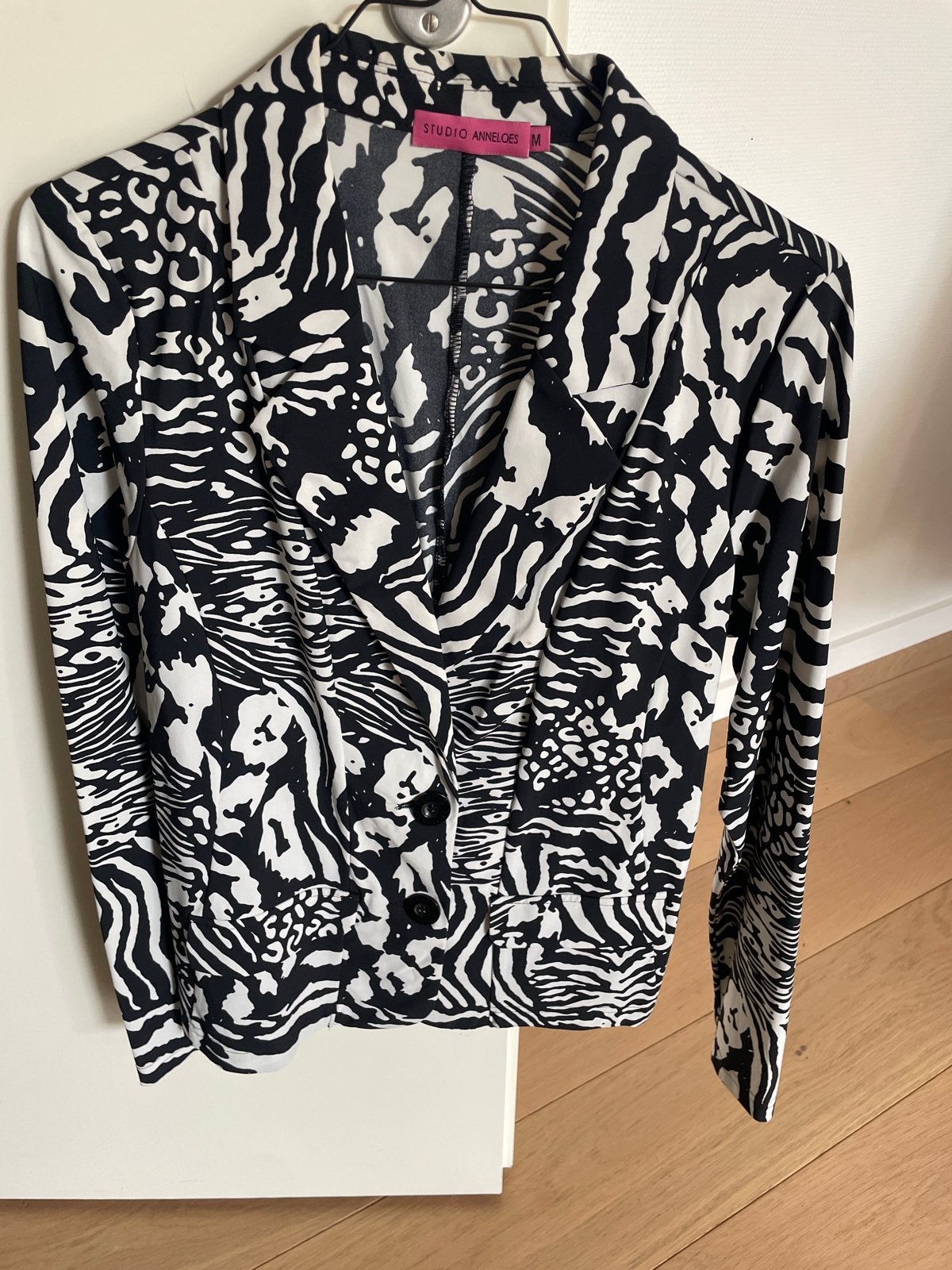 Studio Anneloes Blazer Maat M - Zo goed als nieuw, Maat 38/40 (M), Zwart, Ophalen of Verzenden, Zo goed als nieuw