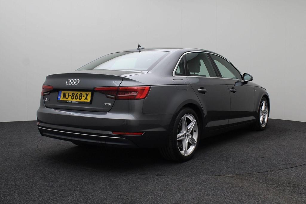 Audi A4 Limousine 1.4 TFSI S-Line Sport 2017 | Navigatie | G, Auto's, Gebruikt, 150 pk, Bluetooth, Origineel Nederlands