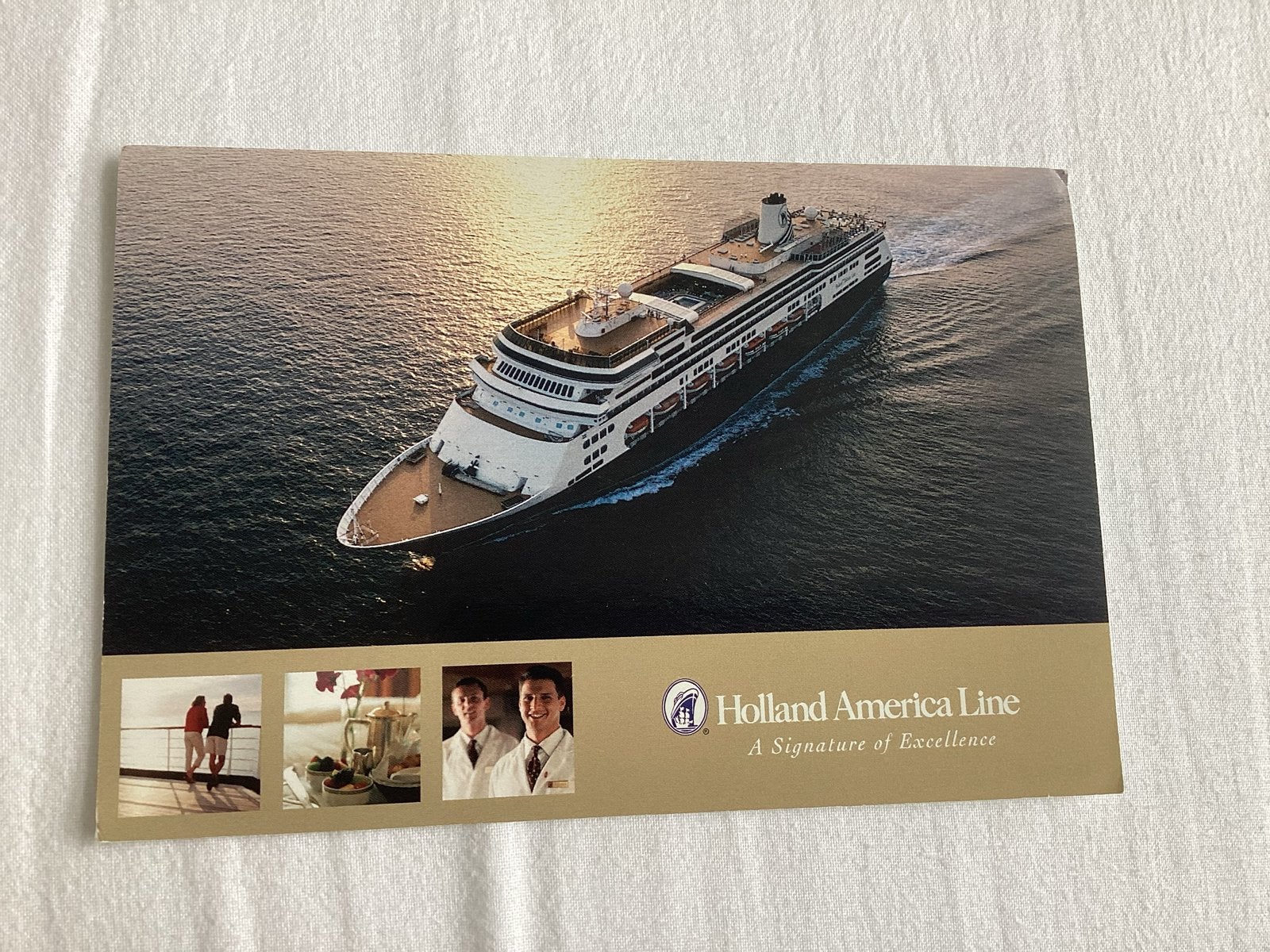 Ms. Volendam Holland America Line Ansichtkaart, Ophalen of Verzenden, 1980 tot heden, Ongelopen, Voertuig