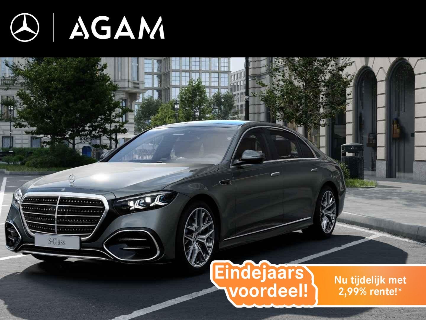 Mercedes-Benz S-Klasse 450 e Lang, Auto's, Automaat, Plug-in hybride, Bedrijf, Nieuw