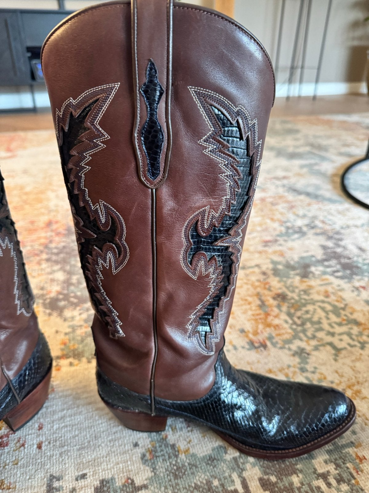 Prachtige Tony Mora dames cowboy laarzen - Zo goed als nieuw, Ophalen of Verzenden, Zo goed als nieuw, Bruin, Hoge laarzen