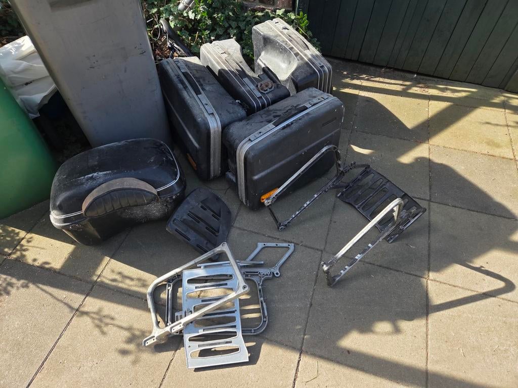 2 sets krauser koffers met rekken en topkoffer, Motoren, Ophalen, Gebruikt
