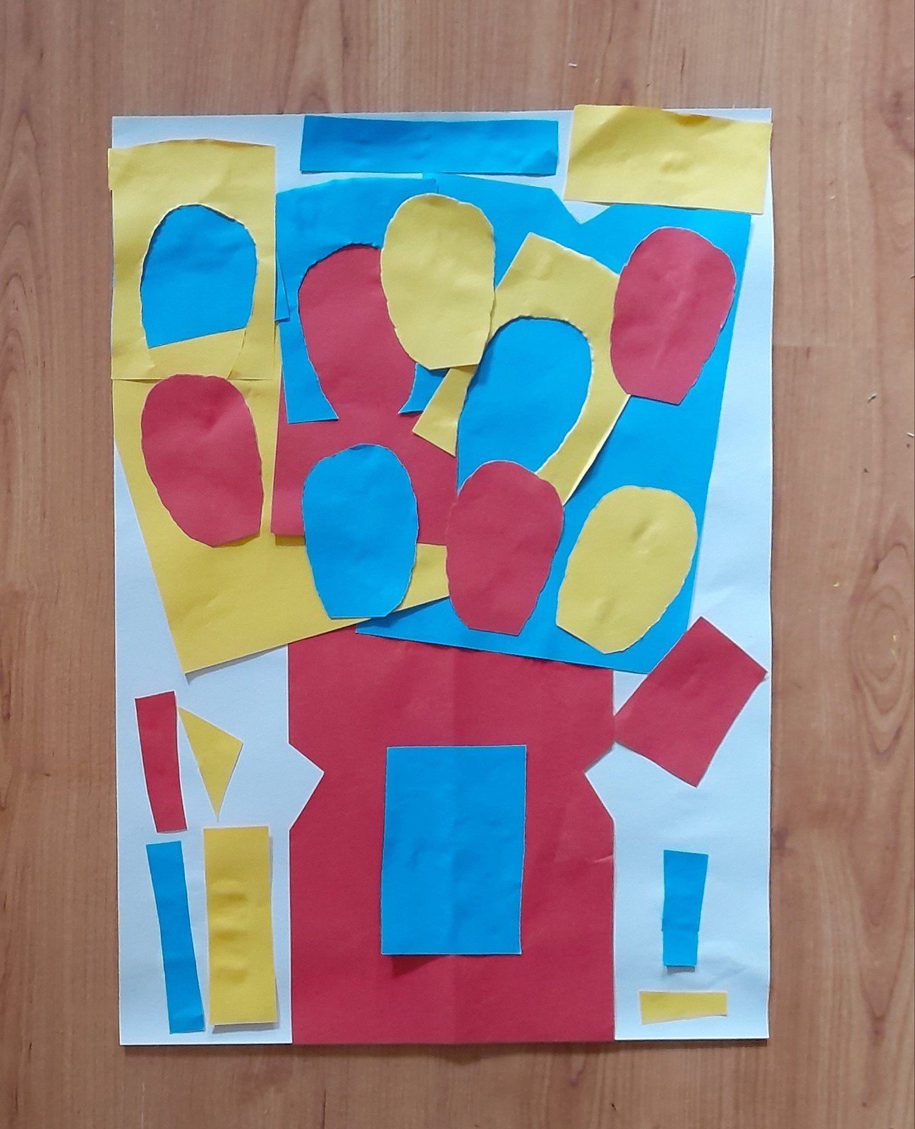 Schilderij knipsels, Antiek en Kunst, Ophalen of Verzenden