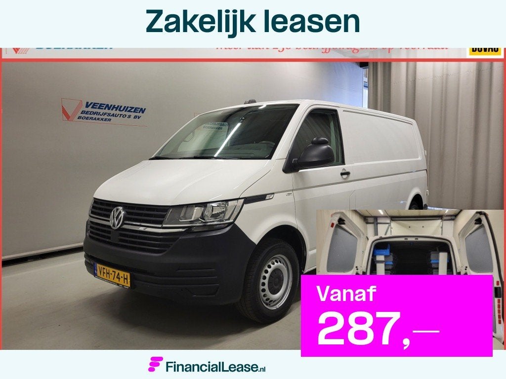 Volkswagen Transporter 2.0TDI L2/H1 Sortimo Inrichting Euro, Voorwielaandrijving, 15 km/l, Gebruikt, Euro 6