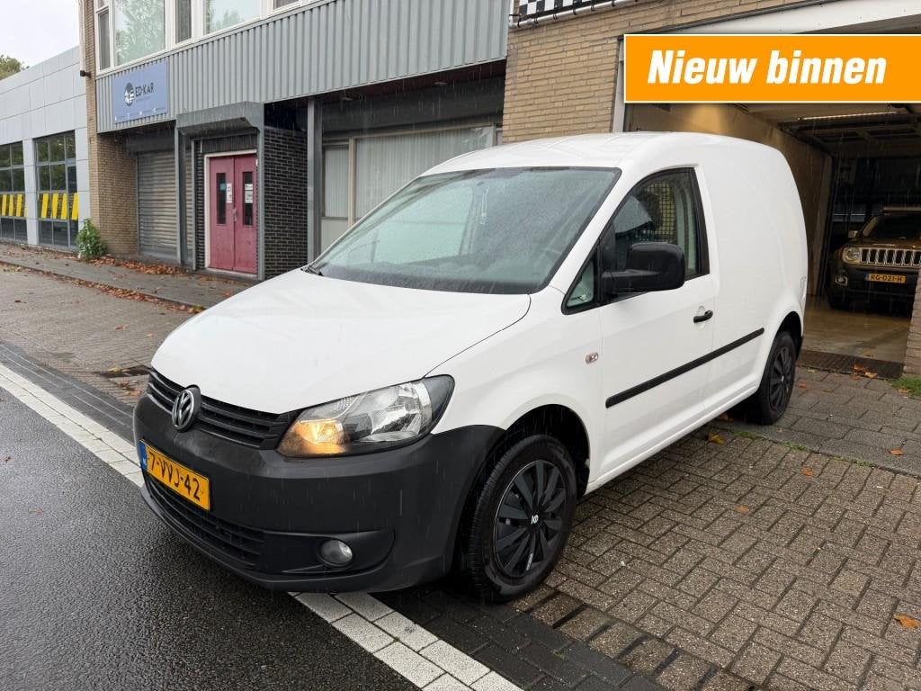 Volkswagen CADDY 1.6 TDI Go BMT AIRCO MARGE AUTO NAP APK RIJ, 4 cilinders, Wit, Origineel Nederlands, 19 km/l