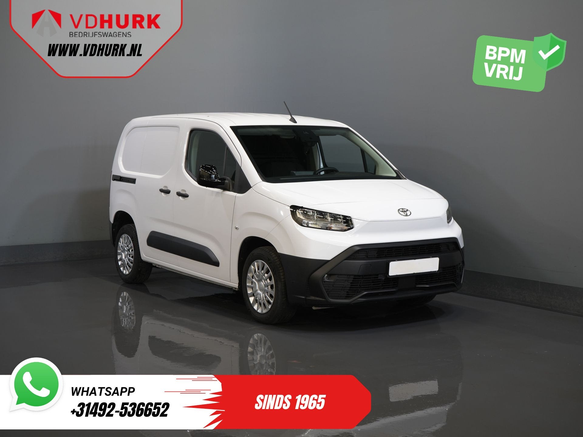 Toyota PROACE CITY 1.5 LED/ Virtual Cockpit/ DAB/ PDC/ Cruis, Voorwielaandrijving, Stof, Gebruikt, 4 cilinders
