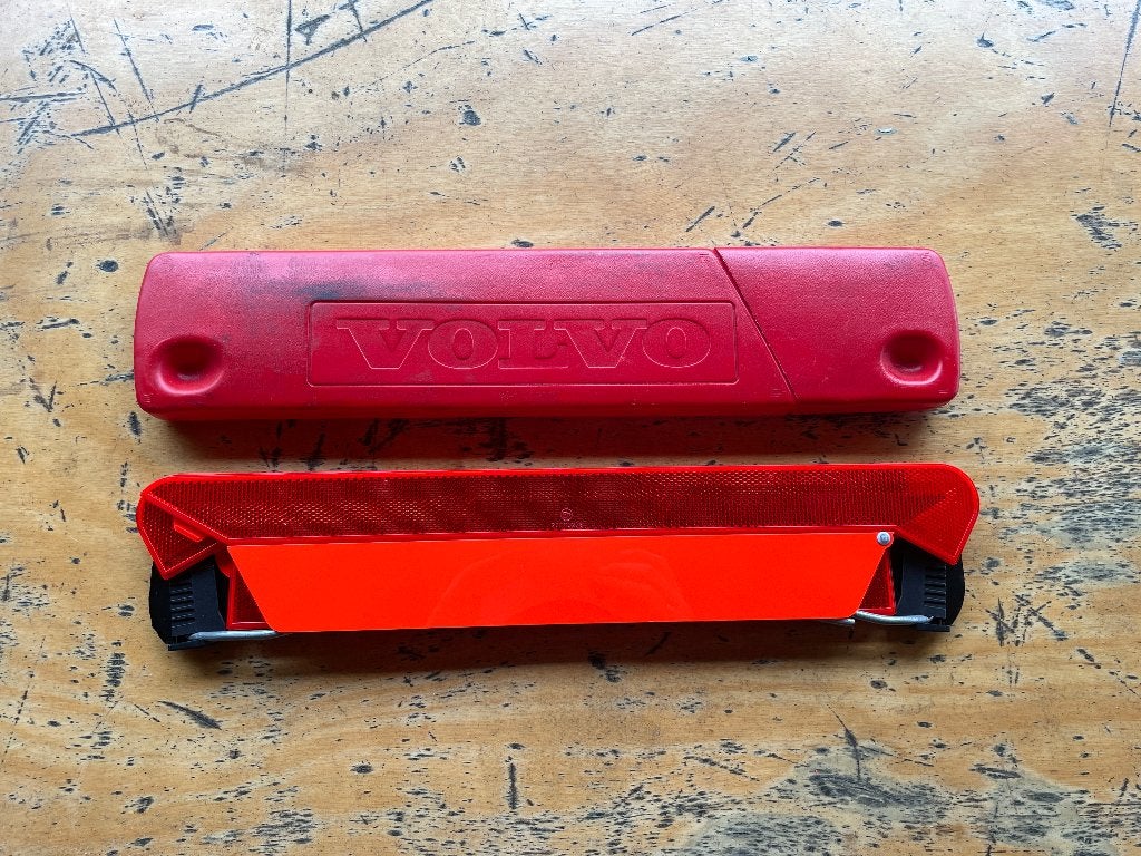 C764 Volvo V70 Originele gevarendriehoek, Ophalen of Verzenden, Gebruikt
