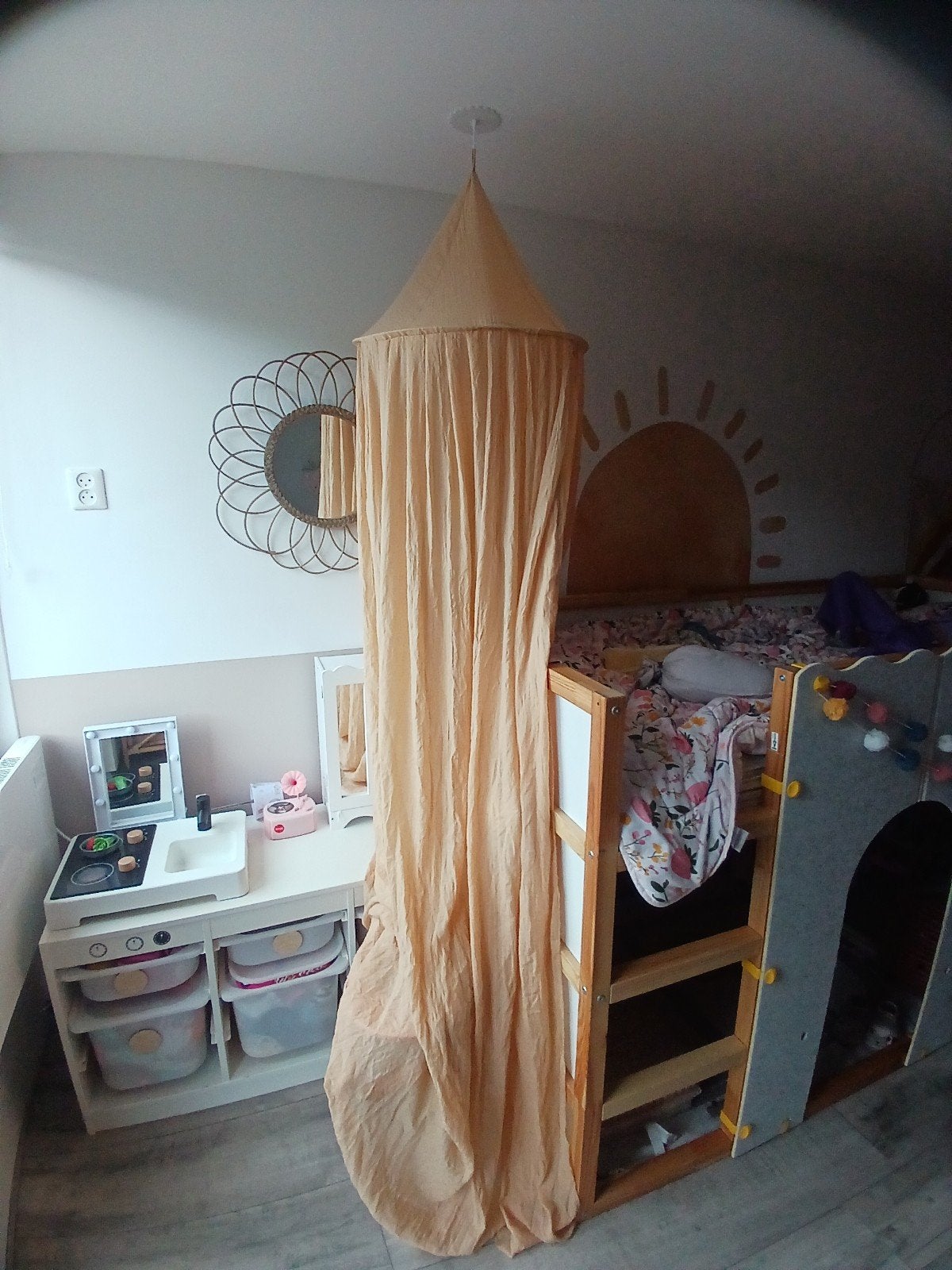 kinderkamer bed klamboe Biscuit, Ophalen, Zo goed als nieuw, Jongetje of Meisje