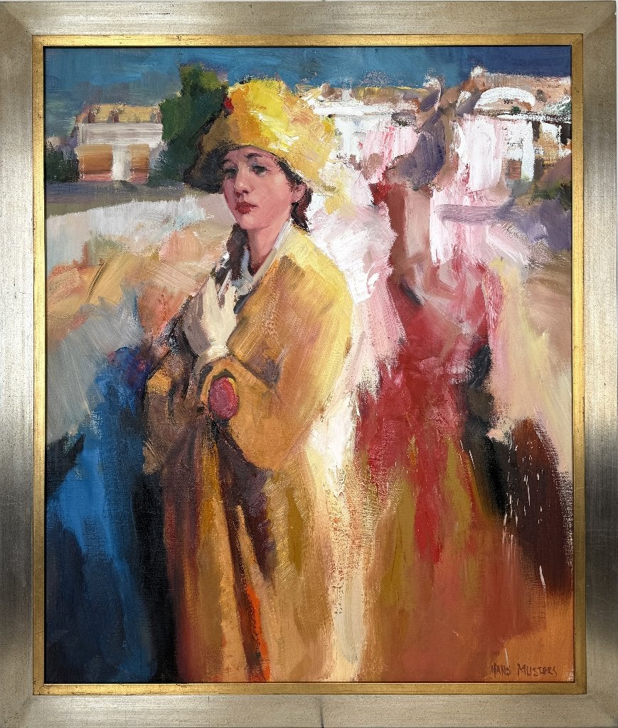 601. Olieverfschilderij, Hans Musters, 21e eeuw, Ophalen of Verzenden