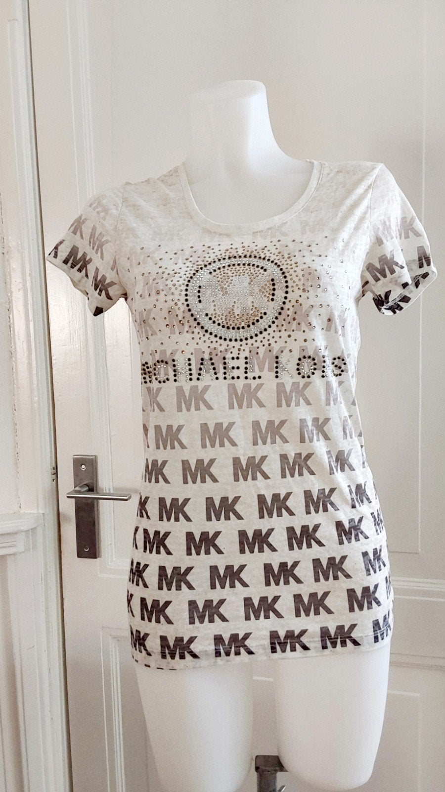 Leuke Michael Kors top maat S, Michael Kors, ., Wit, Ophalen of Verzenden