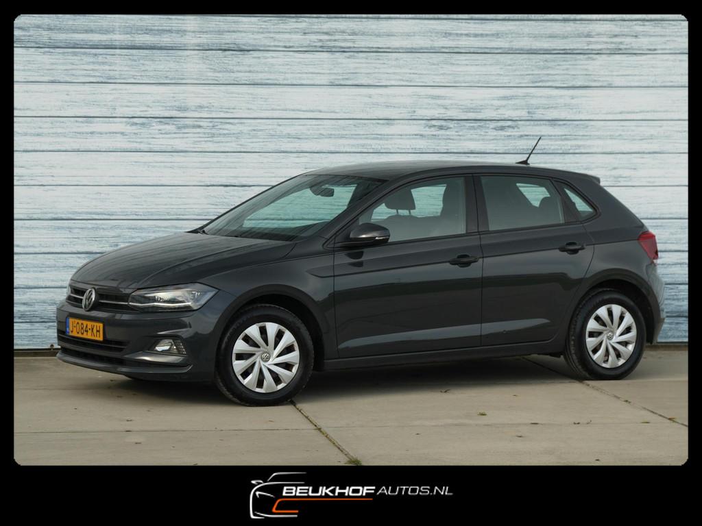 Volkswagen Polo 1.0 TSI Automaat Carplay Leer Camera Xenon, Gebruikt, 95 pk, Leder en Stof, 49 €/maand