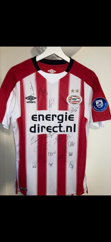 Gesigneerd PSV Thuisshirt - Seizoen 2017-2018, Maat L, Ophalen of Verzenden, Nieuw, Shirt