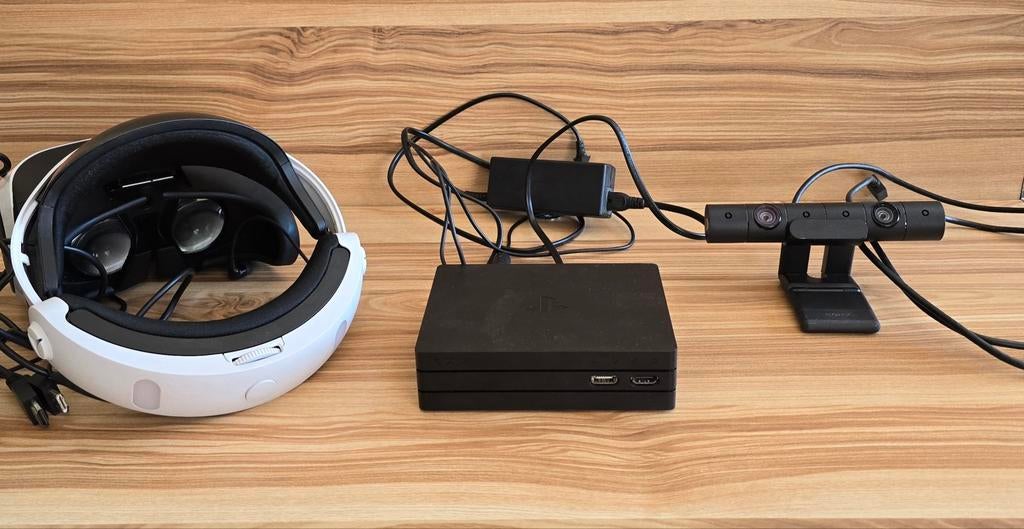 PlayStation 4 Slim met PSVR en Camera, Spelcomputers en Games, Spelcomputers | Sony PlayStation 4, 500 GB, Ophalen of Verzenden