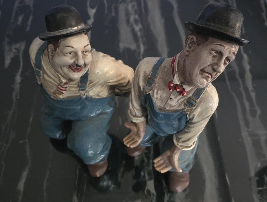 Beeldjes Laurel en Hardy - Komisch duo, Ophalen, Gebruikt, Mens