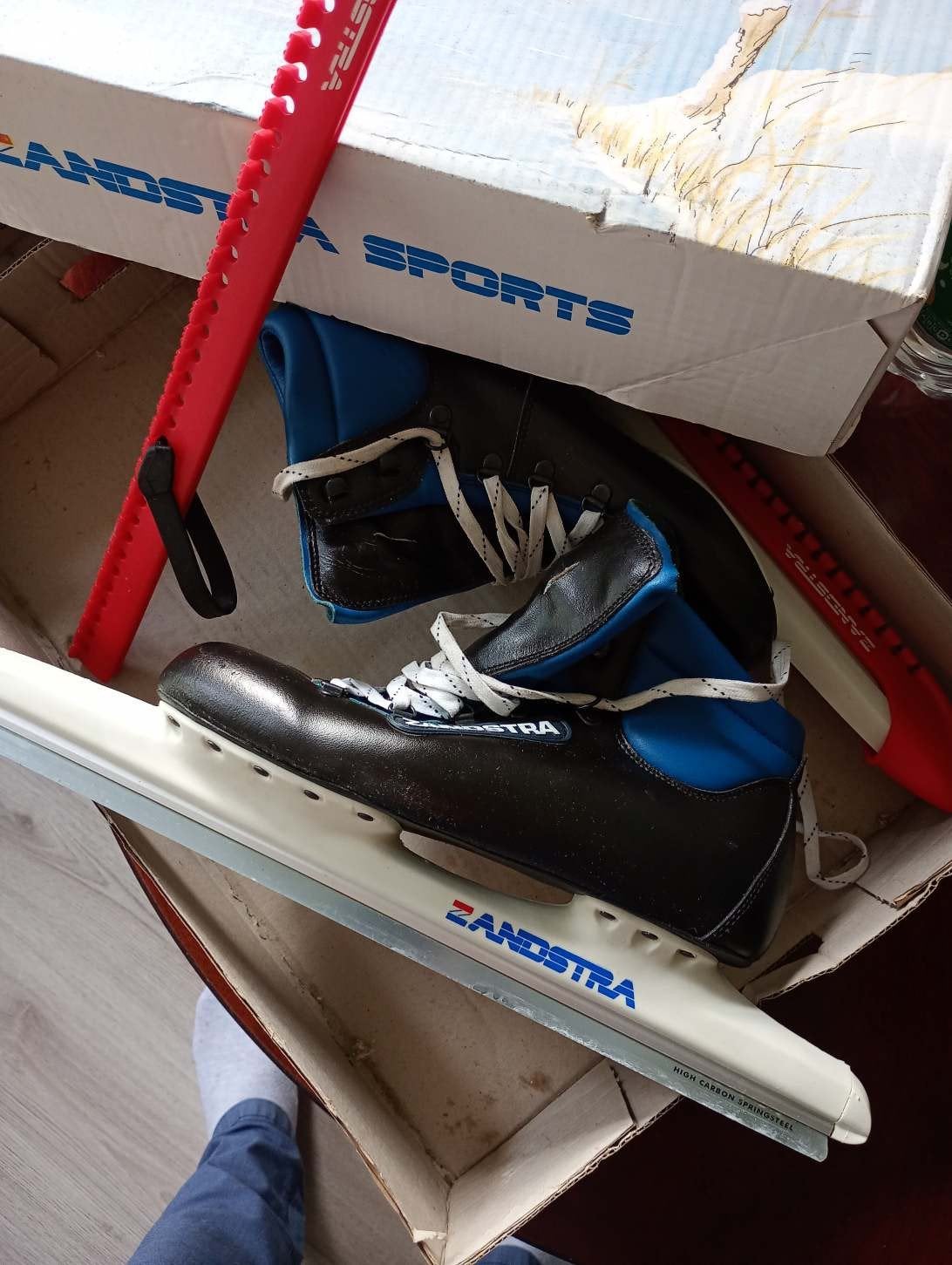 Zandstra Nylon Noren schaatsen - Maat 44, Ophalen of Verzenden, Gebruikt, Noren, Zandstra