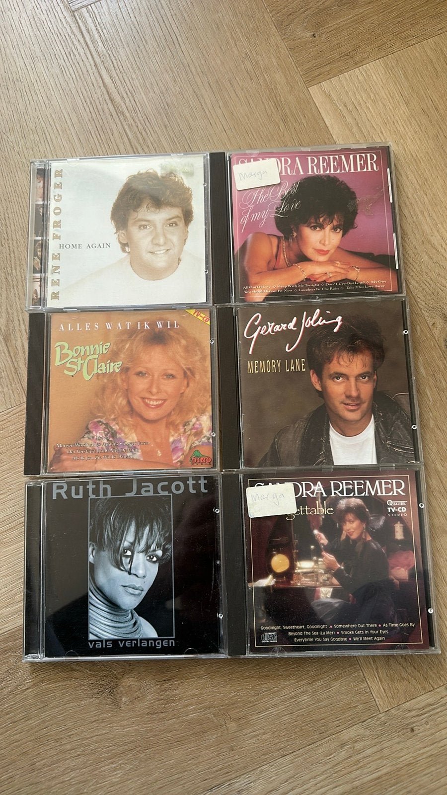 Diverse CD's: René Froger, Gerard Joling, Sandra Reemer, Bon, Gebruikt, Ophalen of Verzenden, Pop, Inclusief doosje