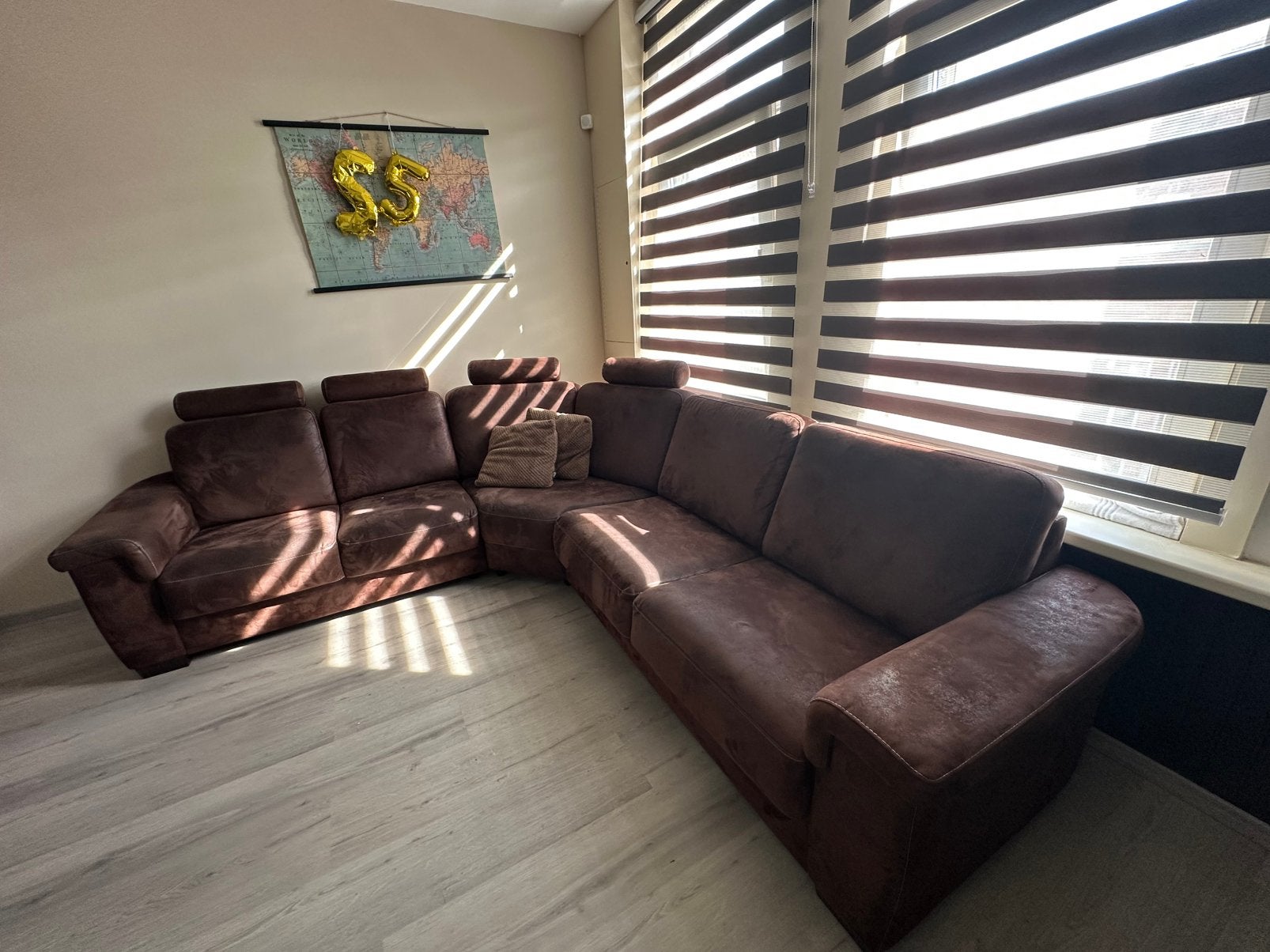 Bank, Huis en Inrichting, Banken | Complete zithoeken, Gebruikt, Stof, Ophalen