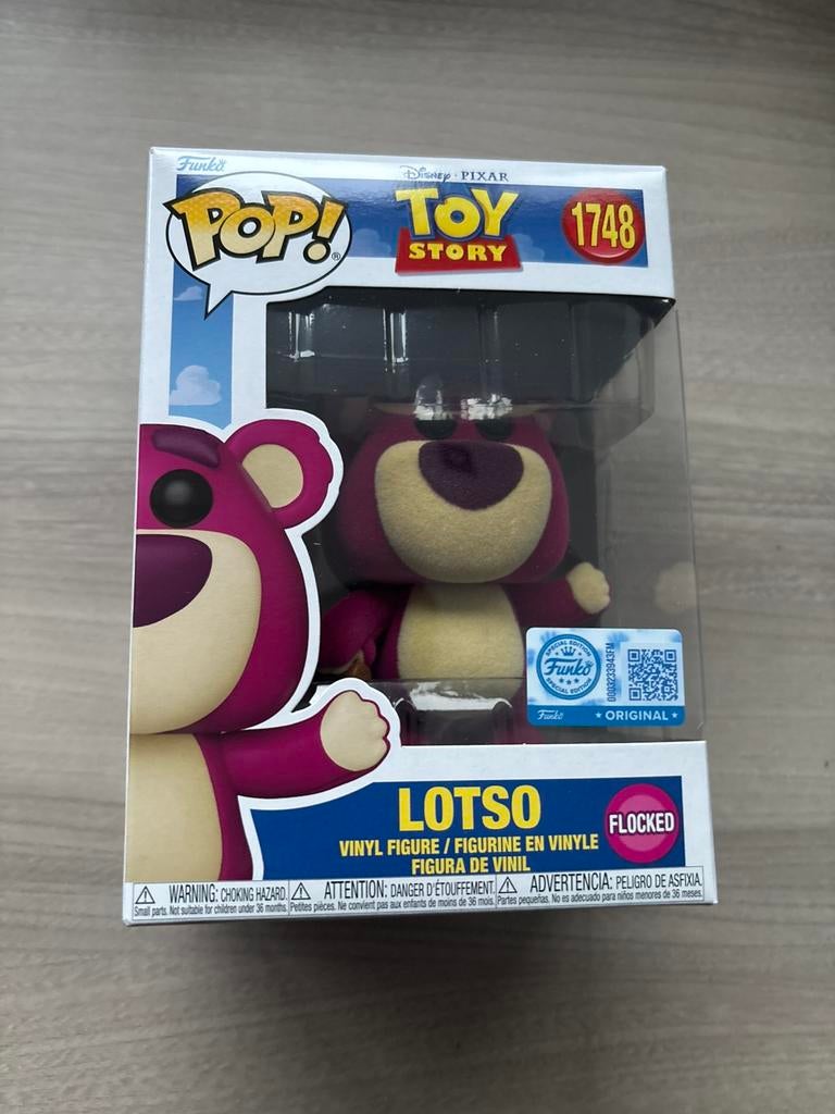 Funko Pop! Lotso Flocked #1748 Toy Story, Funko Europe, Ophalen of Verzenden, Zo goed als nieuw, 4th floor, 1 Queen Caroline St, London W6 9YN, Verenigd Koninkrijk