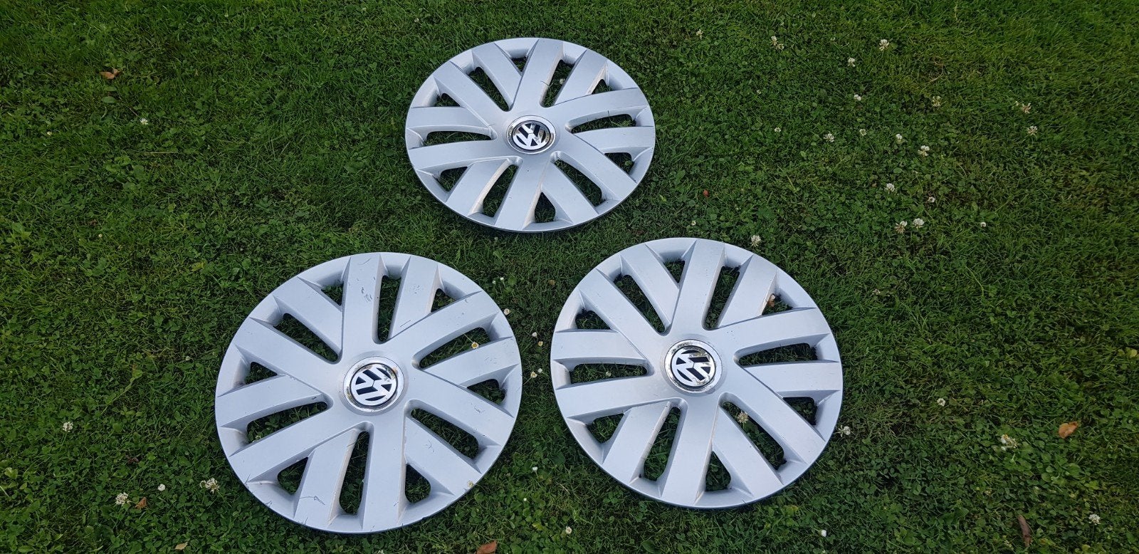 3 wieldoppen volkswagen 15 inch., Auto diversen, Wieldoppen, Ophalen of Verzenden, Gebruikt