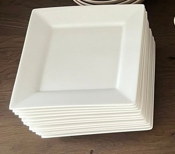 Wittw gebaksbordjes te koop!, Huis en Inrichting, Keuken | Servies, Ophalen, Zo goed als nieuw, Bord(en), Overige stijlen