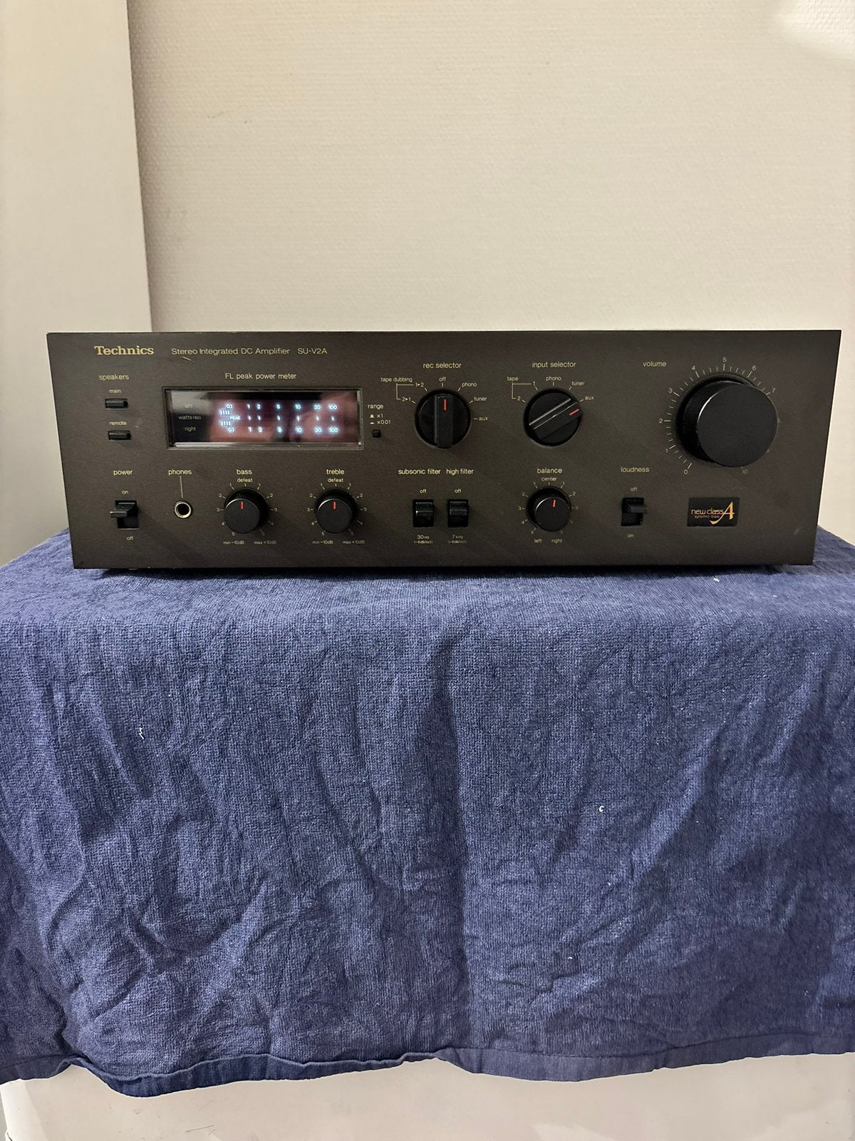 Technics SU-V2A new class A amplifier 1979 VINTAGE, Gebruikt, Ophalen, Overige merken, Minder dan 60 watt