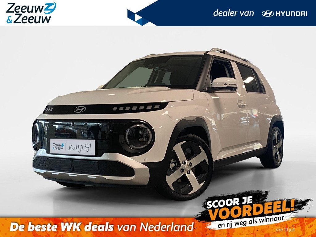 Hyundai INSTER Pulse Advanced 42 kWh | Actie : Van € 27.27, Auto's, Hyundai, 12 maanden, Stof, 1280 kg, Zwart