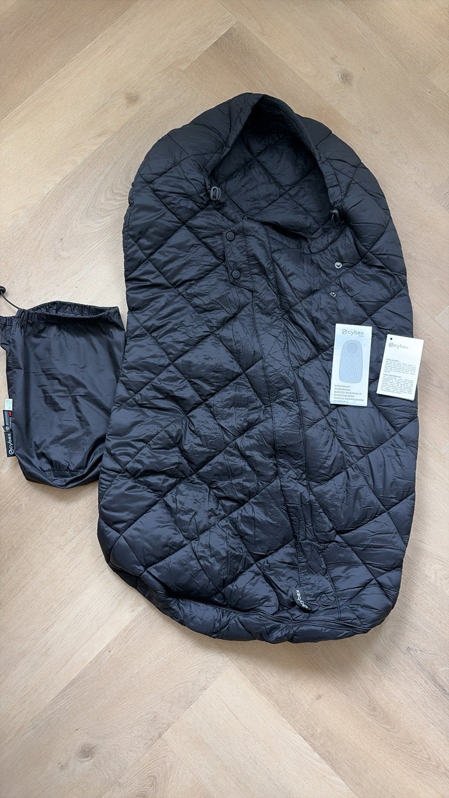 Cybecx voetenzak Snogga 2 moon black, Ophalen of Verzenden, Zo goed als nieuw