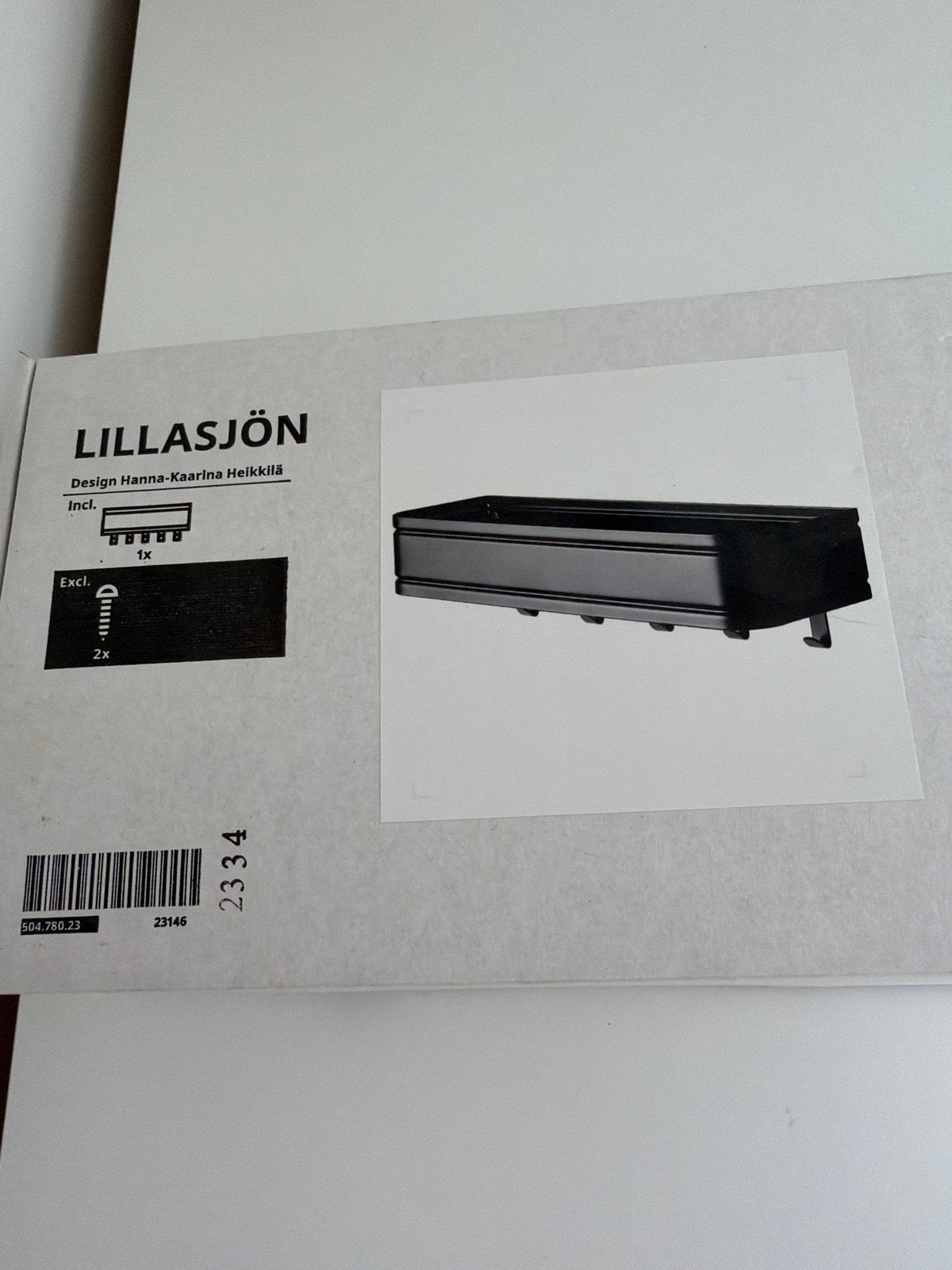 IKEA LILLASJÖN Douche-accessoire Zwart Nieuw, Zwart, Nieuw, Douche-accessoire, Ophalen