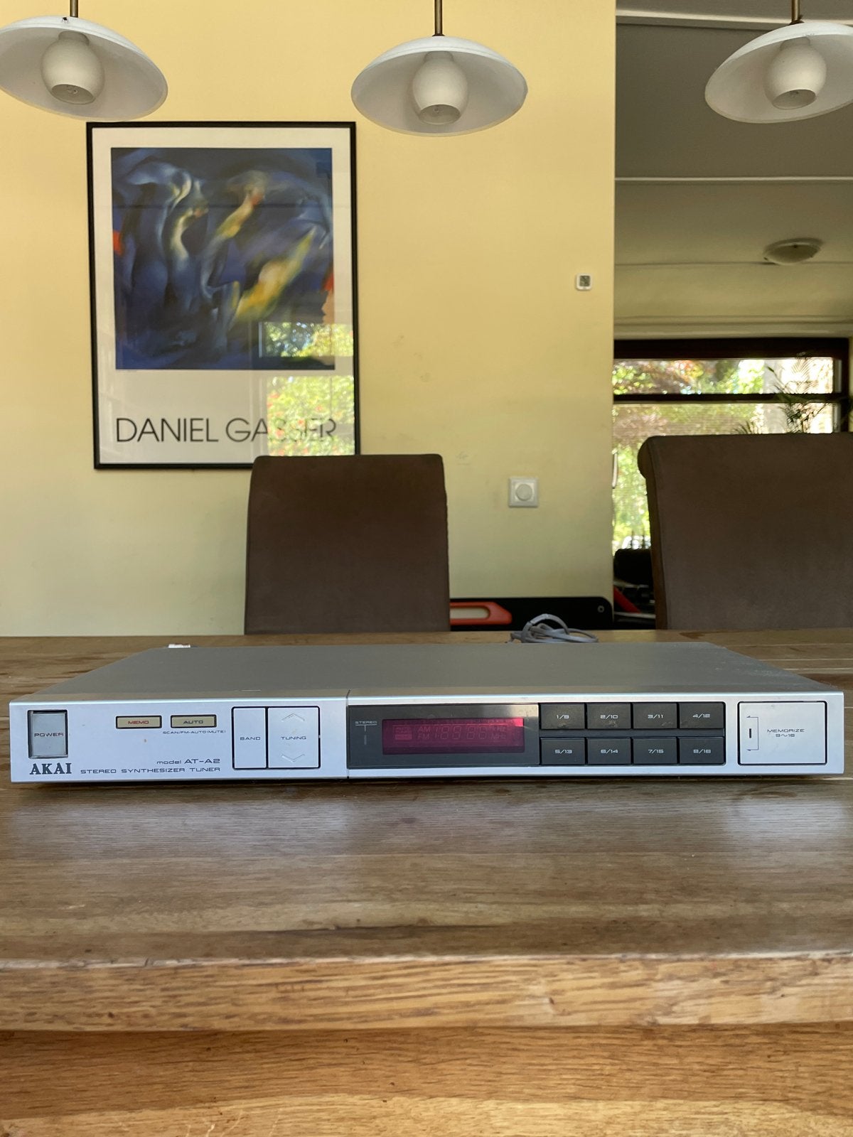 Akai AT-A2 Stereo Synthesizer Tuner, Audio, Tv en Foto, Tuners, Ophalen of Verzenden, Gebruikt, Analoog