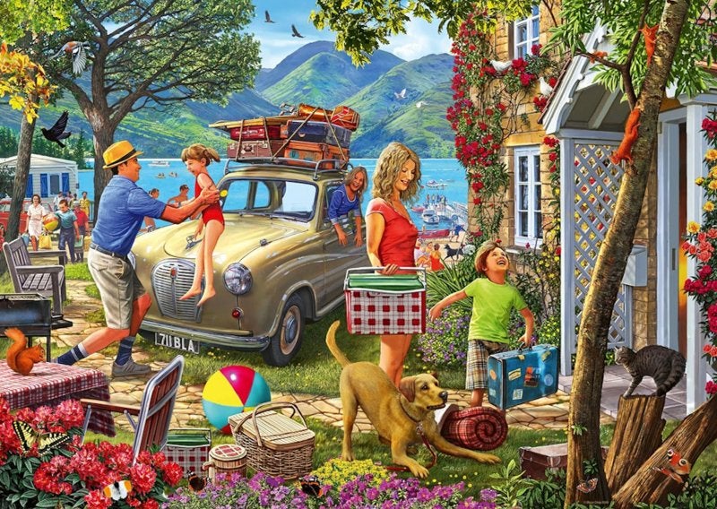 Ravensburger - Holiday Cottage - 1000 stukjes, Ophalen of Verzenden, 500 t/m 1500 stukjes, Nieuw, Legpuzzel