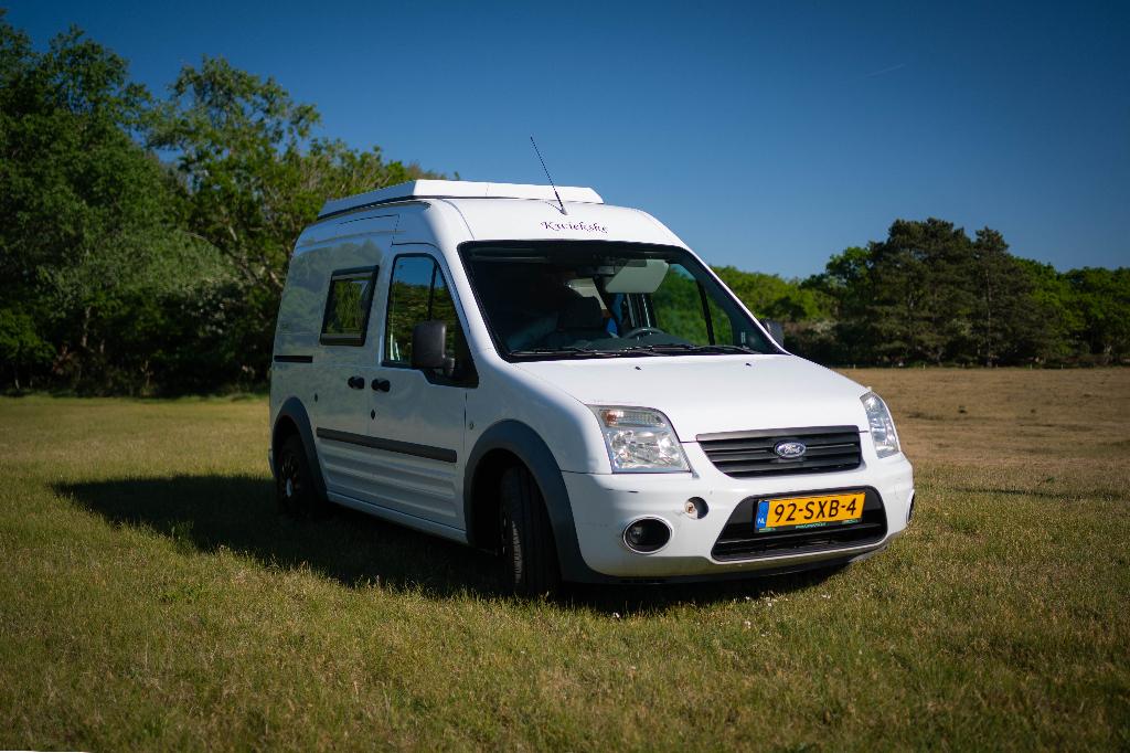 Compacte Ford Transit Camper (Campuniq), Stof, Wit, 1200 kg, 6 stoelen