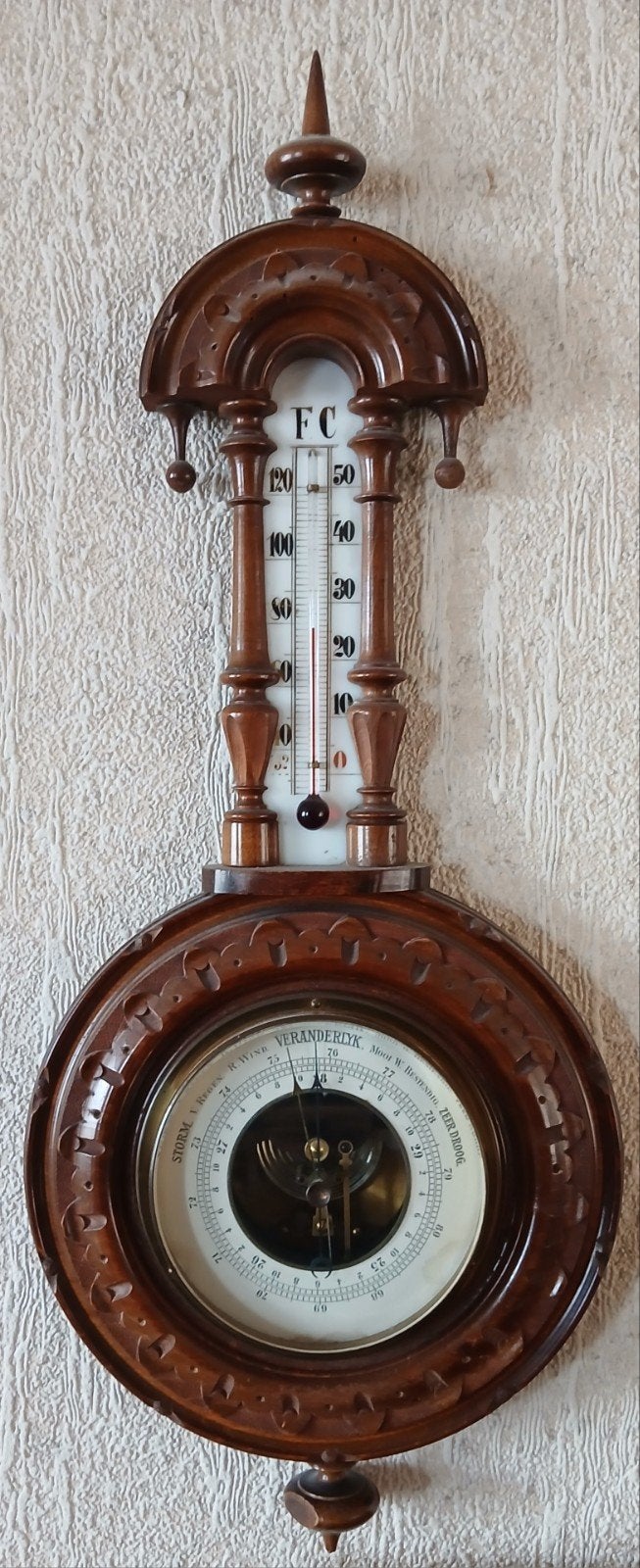 Banjo barometer, Ophalen, Gebruikt