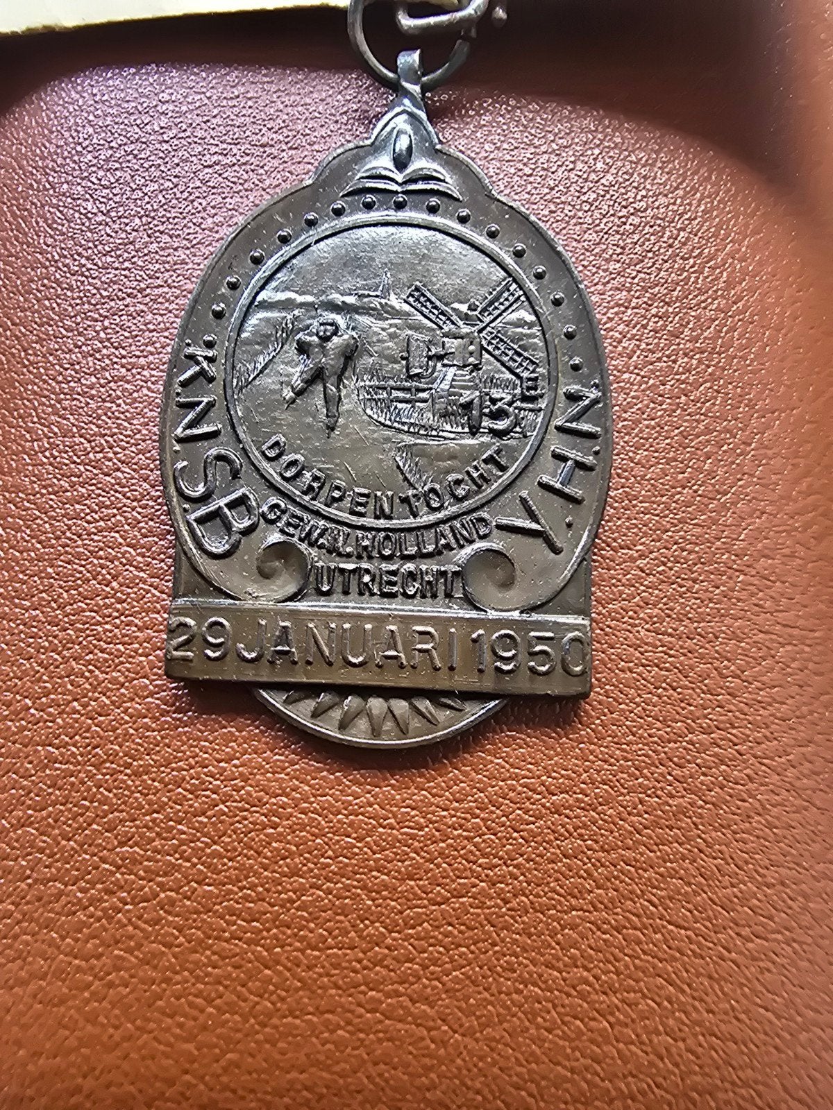 Historische Medaille Dorpentocht 1950 - 50 KM, Postzegels en Munten, Ophalen of Verzenden, Overige materialen, Nederland