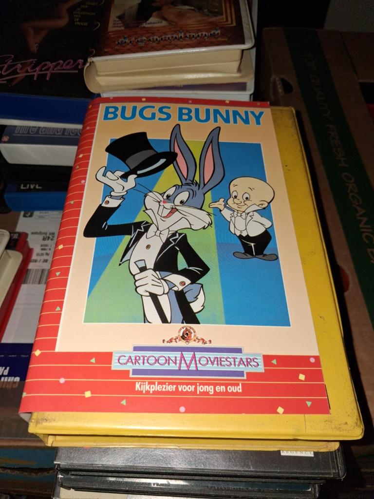 Vhs ex-rental  - Bugs Bunny, Cd's en Dvd's, VHS | Film, Vanaf 16 jaar, Ophalen of Verzenden, Gebruikt, Horror