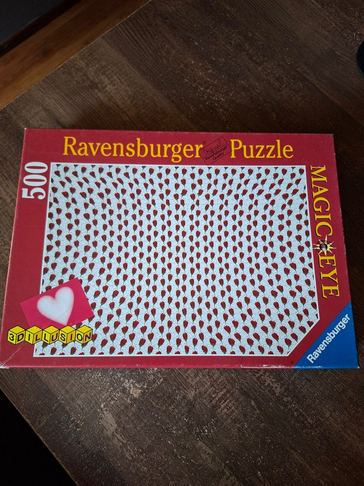 Ravensburger Magic Eye 3D Illusion Puzzel 500 xl stukjes, Ophalen of Verzenden, Minder dan 500 stukjes, Zo goed als nieuw, Legpuzzel