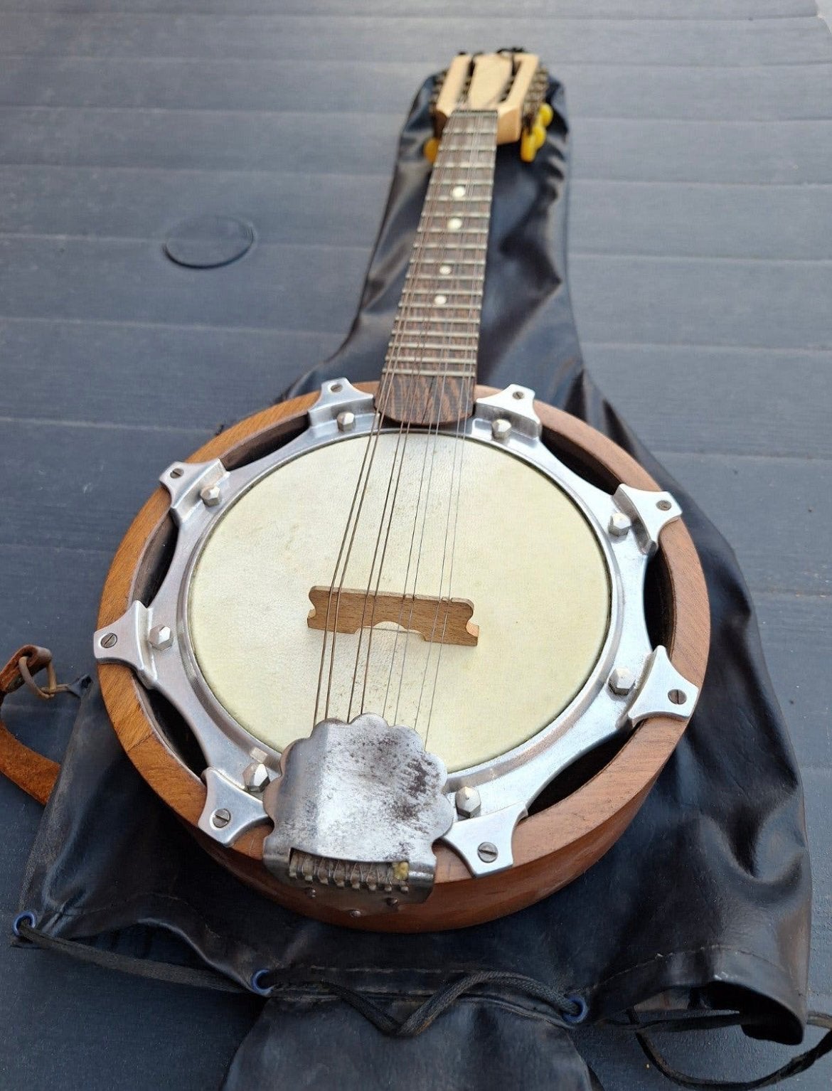 Vintage banjo Marius (8 snaren), Ophalen of Verzenden, Zo goed als nieuw
