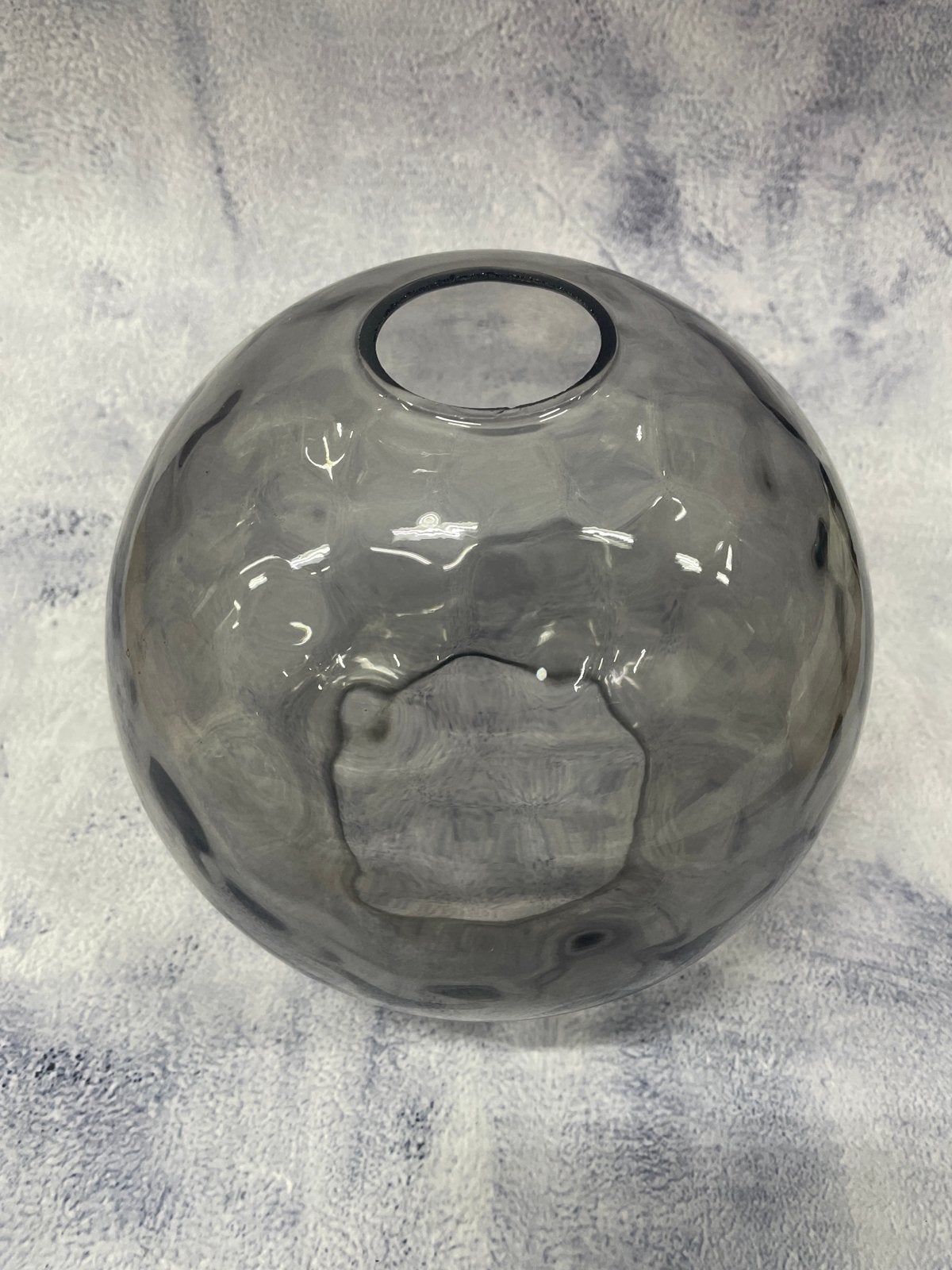 Made Ilaria Hanglamp Glazen Bol 20 cm Grijs, Ophalen of Verzenden, Gebruikt, Glas